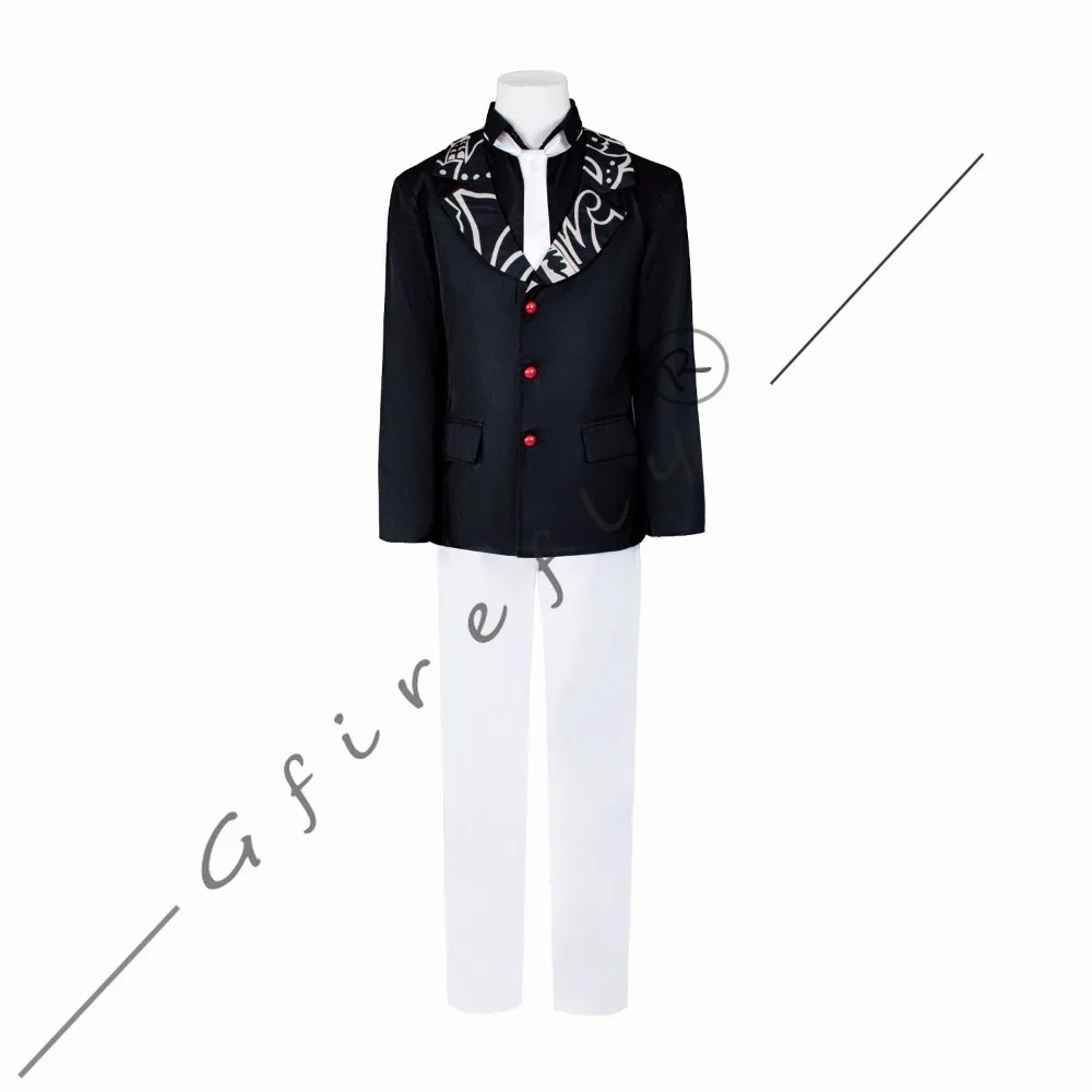 Anime Cosplay Costume Muzan Kibutsuji Black Suit Full Set Anime Character Outfit for Cos Events Stage Performance Costume