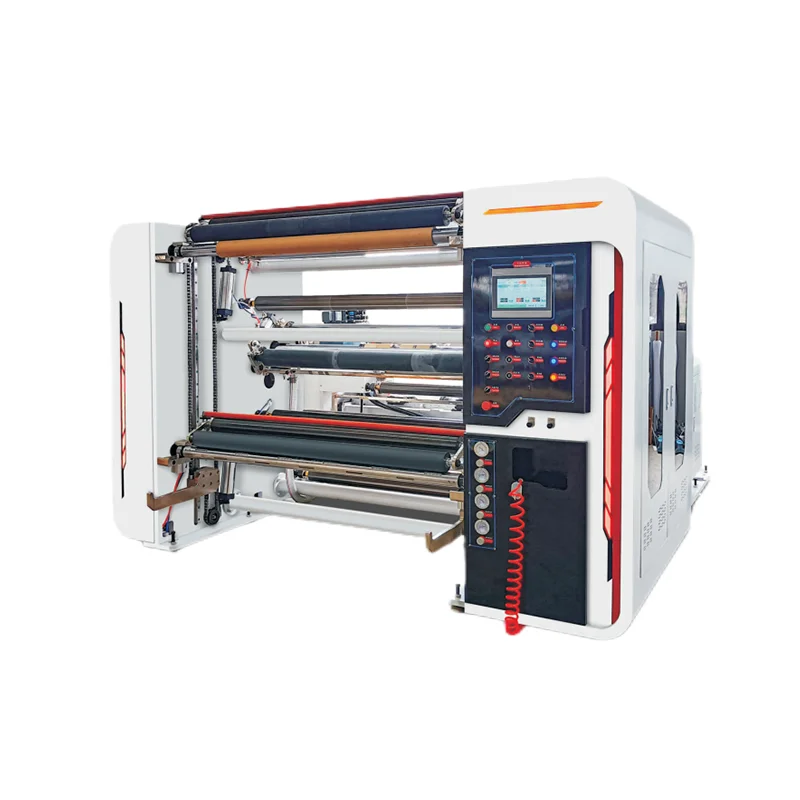 High Speed Slitter Rewinding Machine Automatic Slitting Machine for Jumbo Paper Rolls Film Foil PVC with Two Cutting Methods