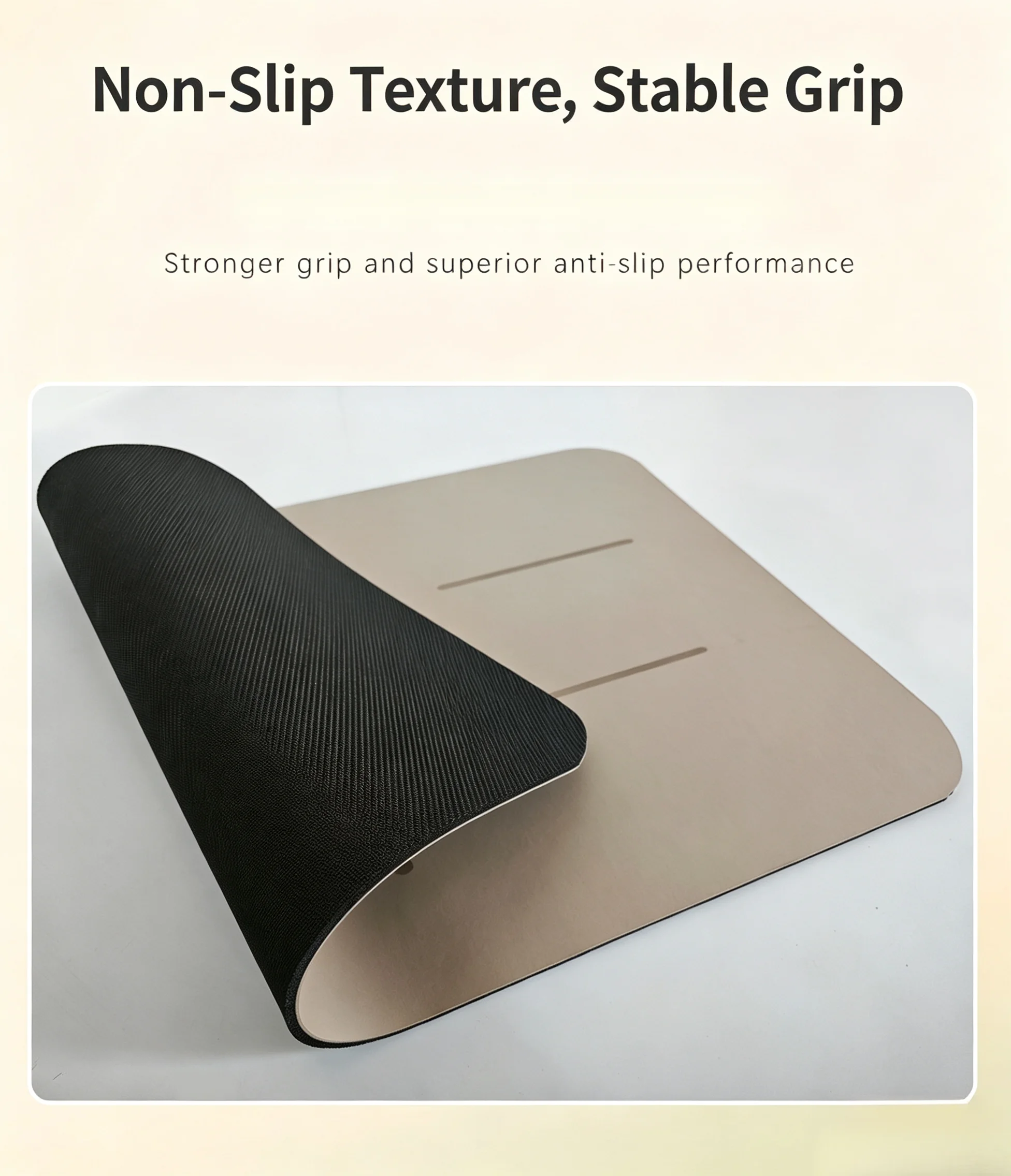 Mini Natural Rubber Yoga Mat With Alignment Lines Non‑Slip Portable Headstand Plank Exercise Pad Elbow Knee Protection Small Fit