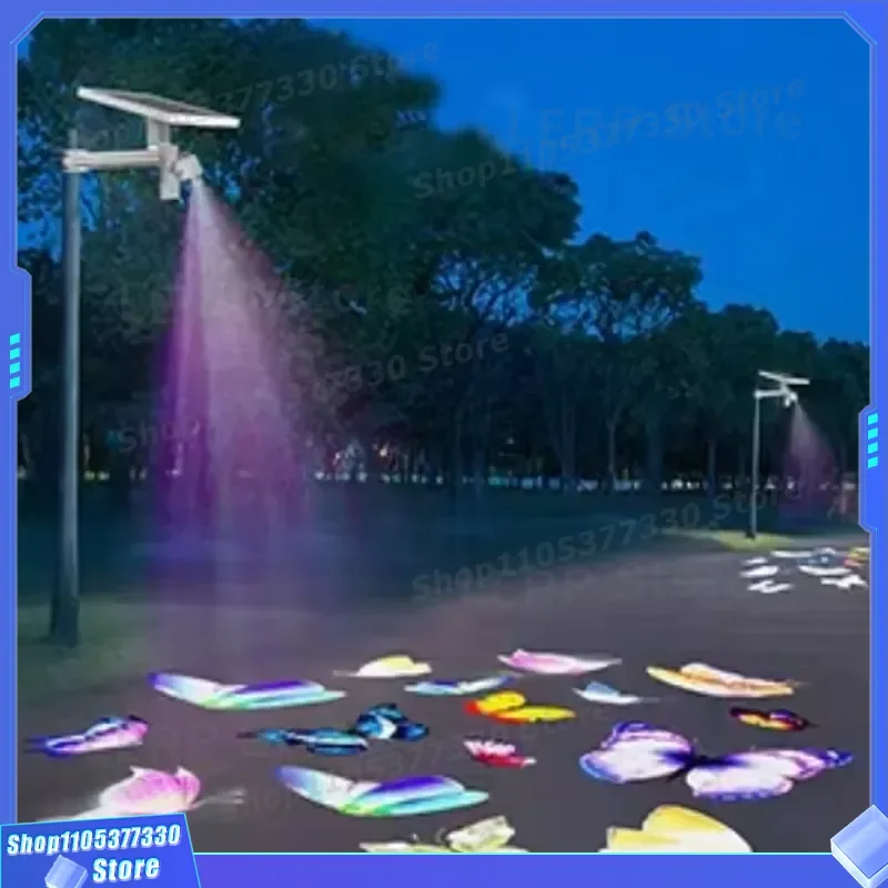 IP65 Waterproof LED Solar Projector Light Outdoor Pattern Projection Lamp Dustproof Landscape Garden Lighting Decoration