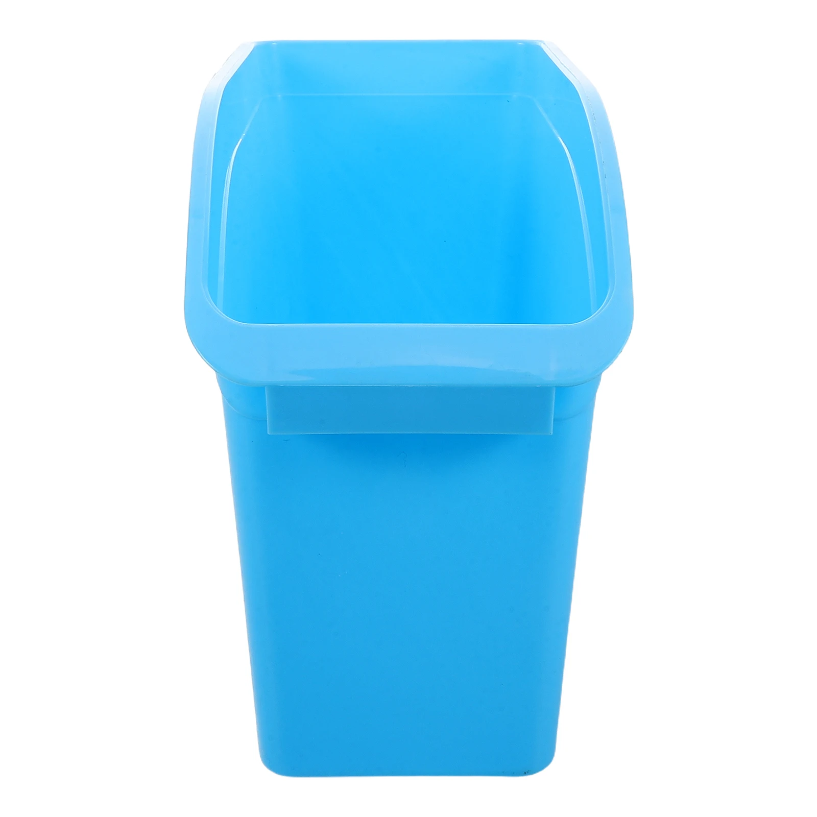 

Recycling Bin Plastic Large Capacity Trash Can Office Desk Garbage Holder Easy Clean countertop Storage
