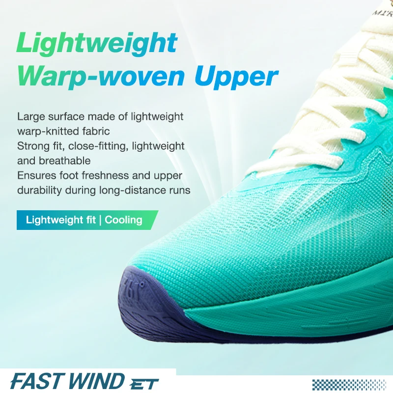 361 Degrees Spire Wind ET Men Running Shoes Cushioning Rebound Comfort Track Technology Shock-Absorbing Mesh Sneakers 572522266 view 4