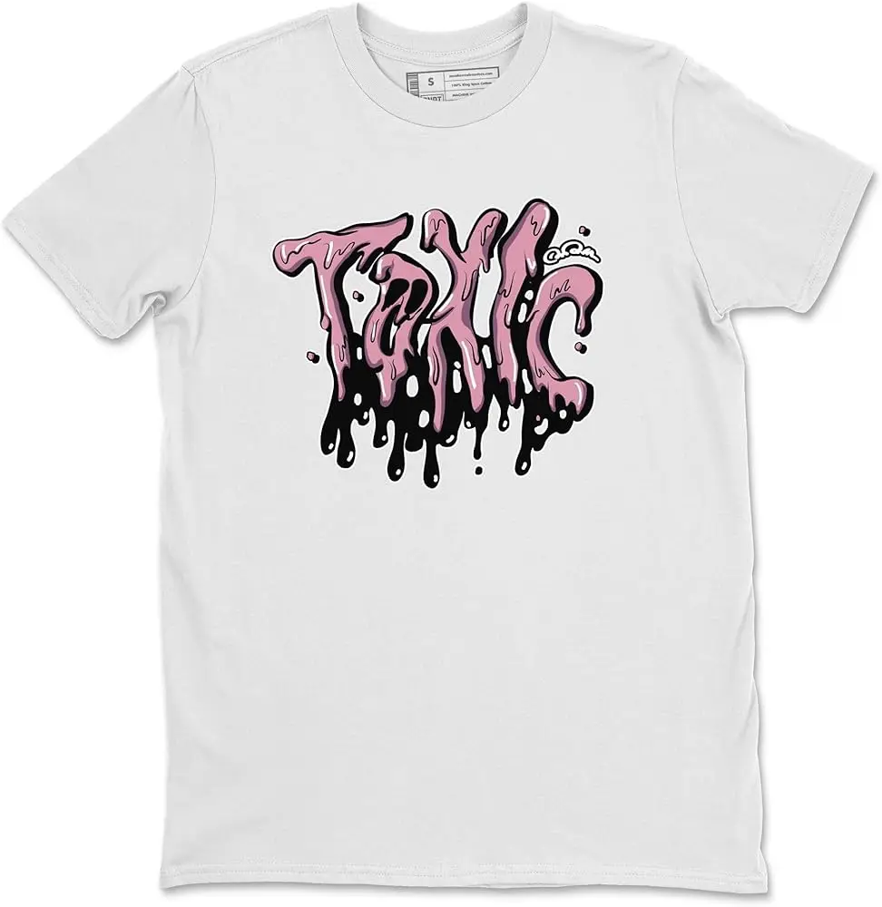 Graphic Tees Toxic Design Printed 1 Mauve Sneaker Matching T-Shirt Y2K tops Unisex Summer Short Sleeve