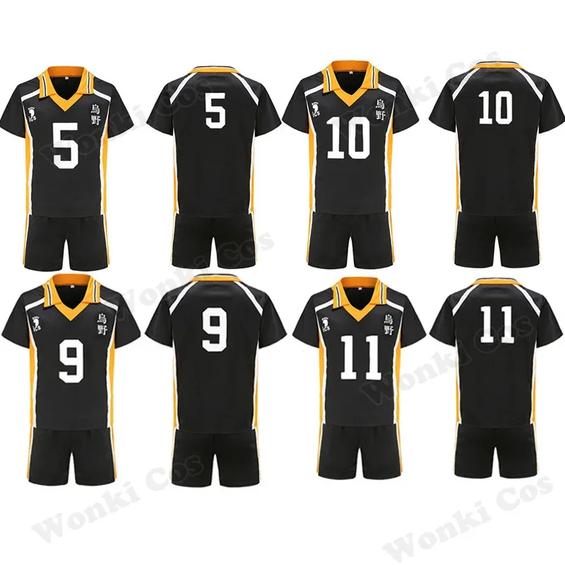 Karasuno cosplay costume Hinata Shoyo Tobio Kageyama Kei Tsukishima Awara sugkoushi sport jersey sportswear uniform costumes