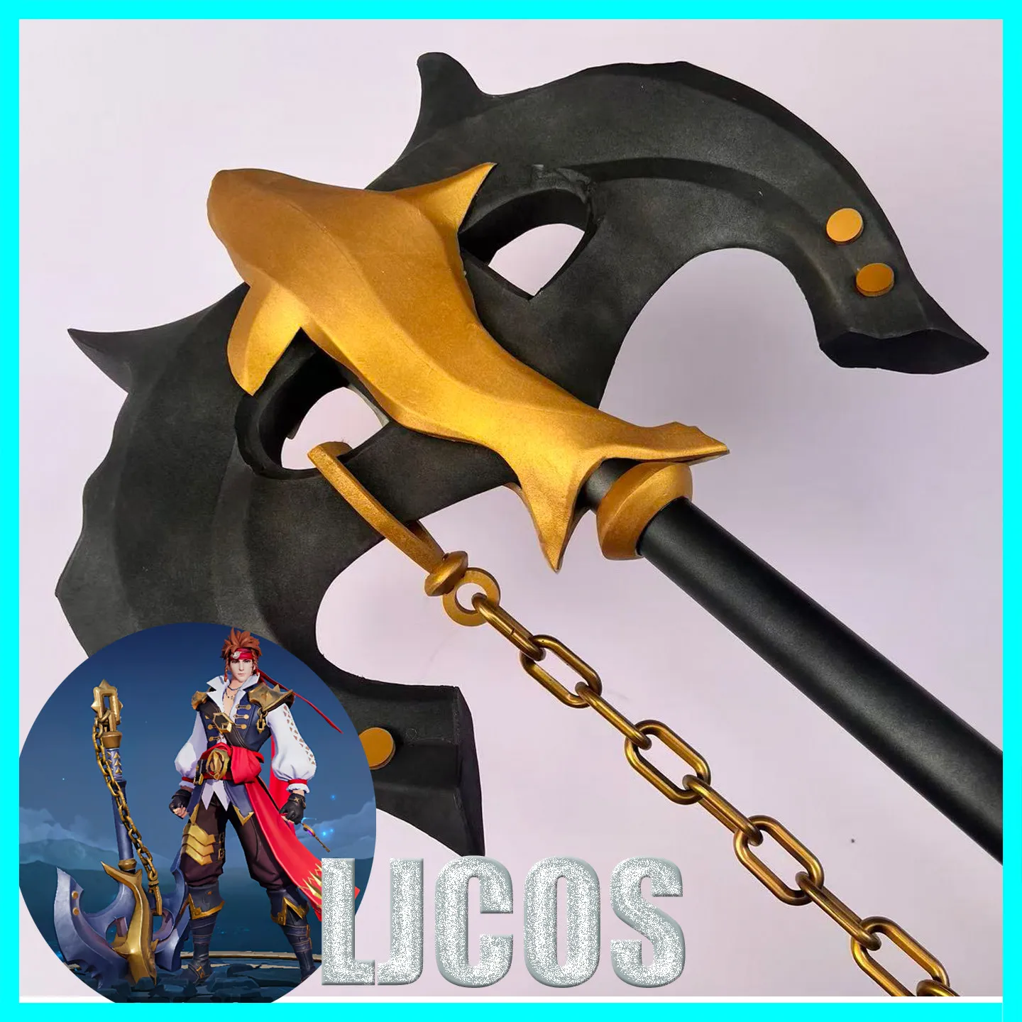 Sun Ce Prop Game Honor of Kings Cosplay Props Anime Role Play Halloween Christmas Fancy Party Props
