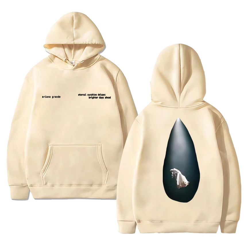 Singer Ariana Grande Tour 2025 Double Sided printed Sweatshirt Hoodie Unisex fashion Y2k Hoodie Men women Fleece Casual pullover image 3