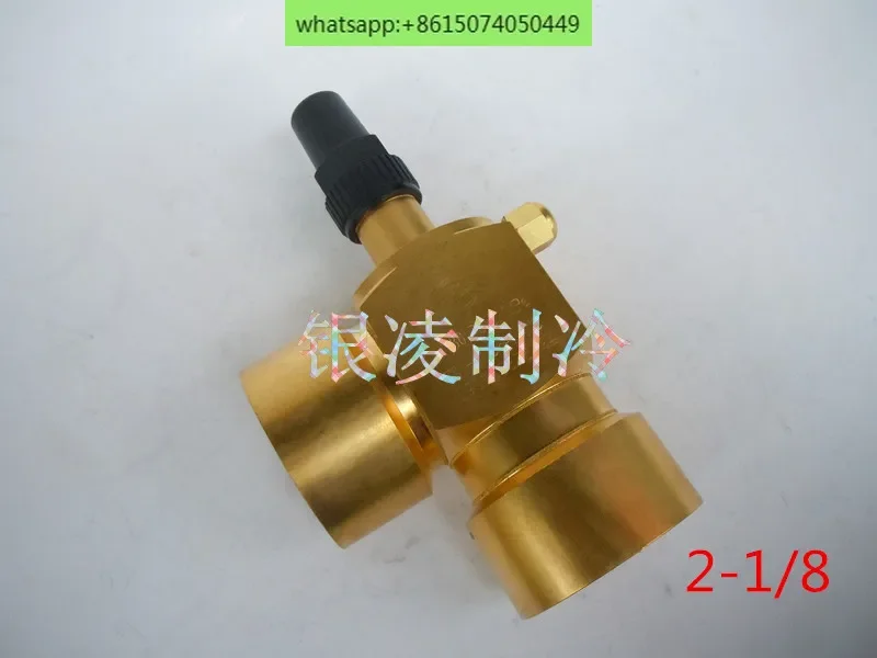 

Brass welded right angle valve reservoir condenser shut-off valve freezer compressor head valve