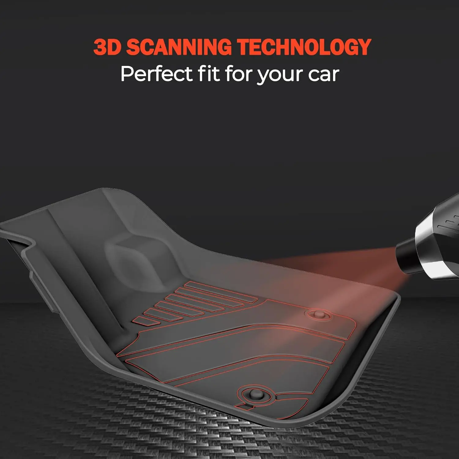 

For BYD SEALION 7 2024 2025 TPE Car Floor Mats (Only RHD), All Weather Waterproof Backrest Mats Trunk Mats Frunk Mats