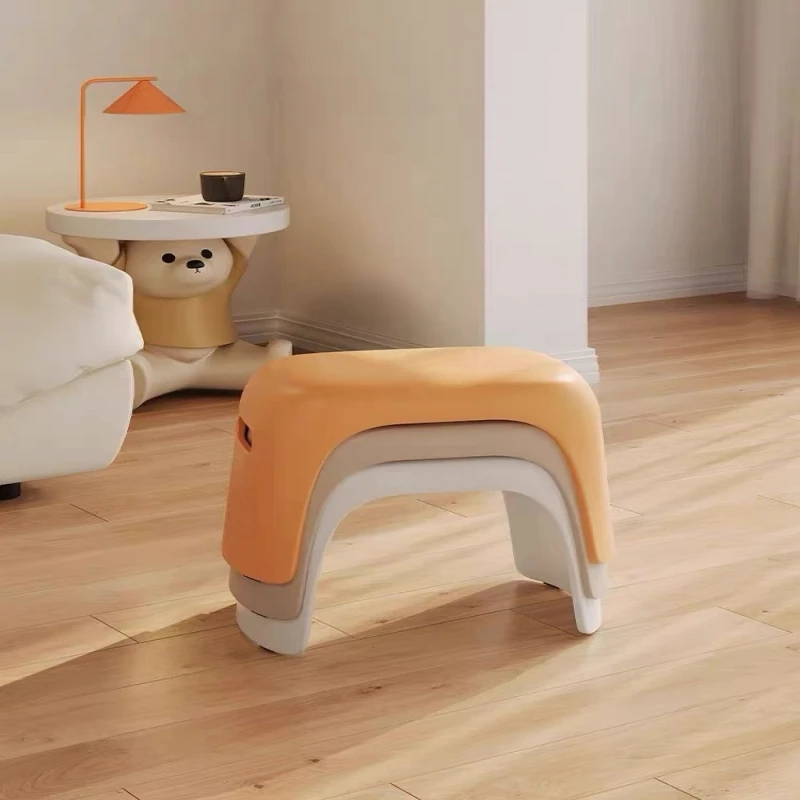 

Low Stackable Bathroom Chair Shower Plastic Children Portable Stool Small Baby Designer Stackable Tabouret Bathroom Furniture