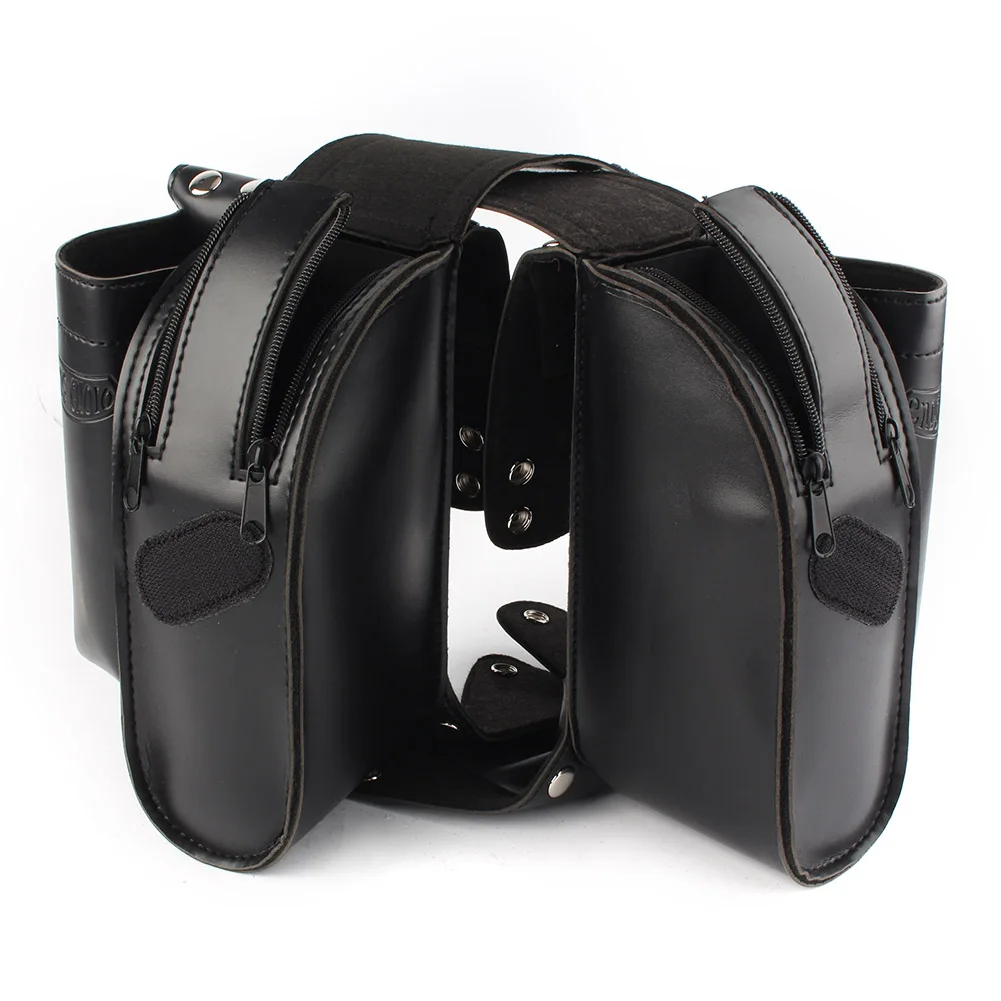 1Pair Motorcycle Saddlbag Guard Bag Right & Left For Harley Davidson Touring Road King / Electra Road Glides with crash bars