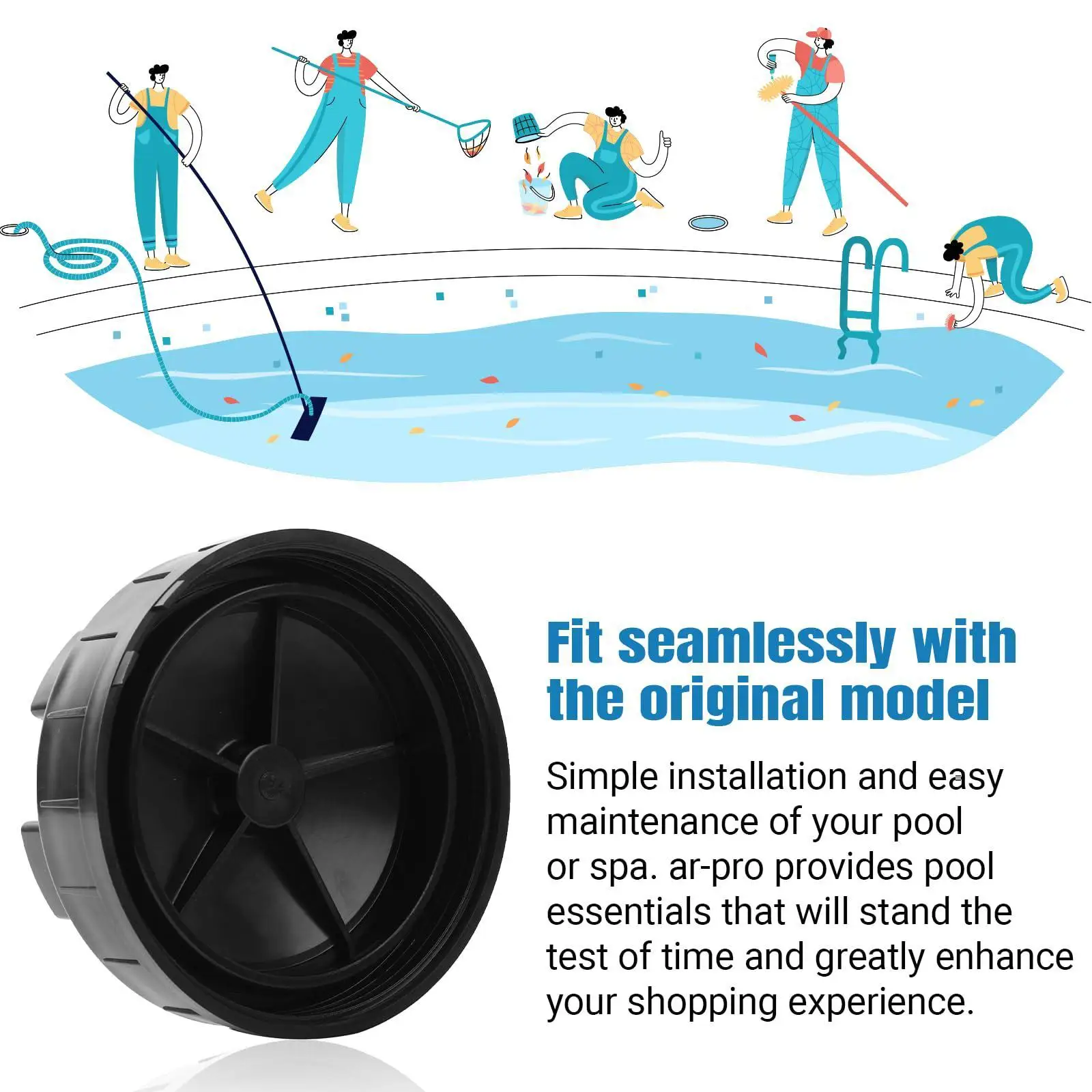 

Chlorinator Lid Cover Convenient for Sealing Heavy Duty Replaces Replacement