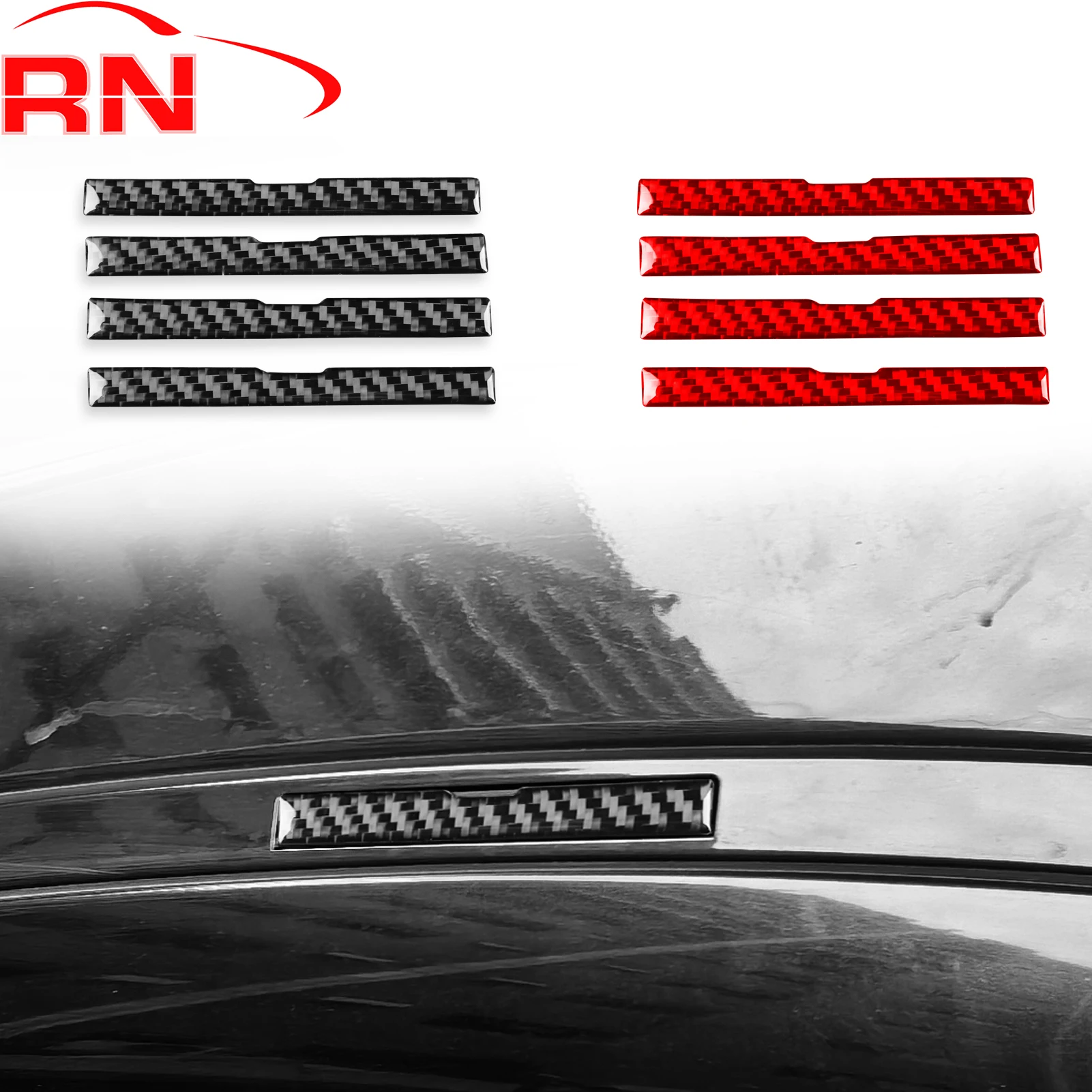 

Модифицированная крыша из углеродного волокна для BMW 3 серии E90 2005-2012 с обеих сторон, отделка крышки, аксессуары, Черные Декоративные наклейки для пианино