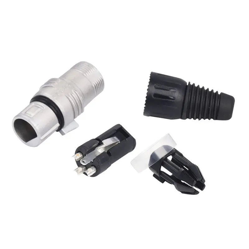 German Sommer HICON silver-plated XLR Cannon connector male and female three-core Cannon welding balanced plug