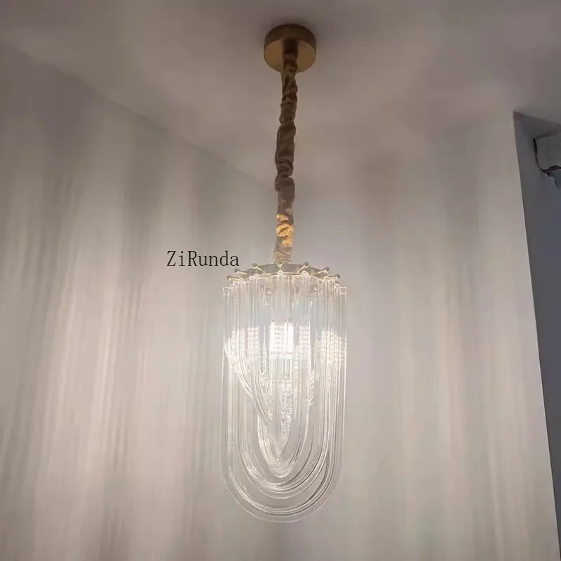 * مصباح ثريا بجانب السرير مصباح غرفة النوم الفاخر مصمم مصباح ممر البار #5