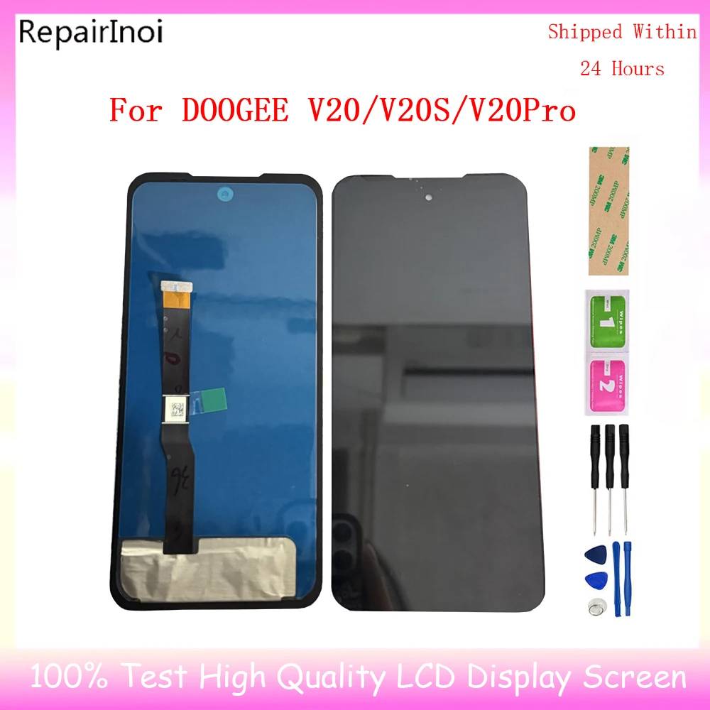 Nowy oryginalny ekran LCD do Doogee V20 V20 PRO z pełnym montażem Digitizer do telefonu komórkowego oryginalne części zamienne do wyświetlacza LCD
