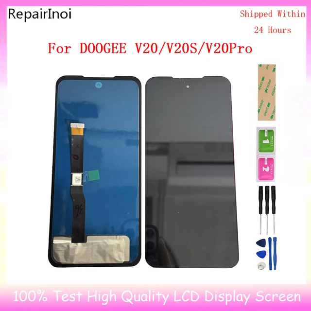 Nowy oryginalny ekran LCD do Doogee V20 V20 PRO z pełnym montażem Digitizer do telefonu komórkowego oryginalne części zamienne do wyświetlacza LCD