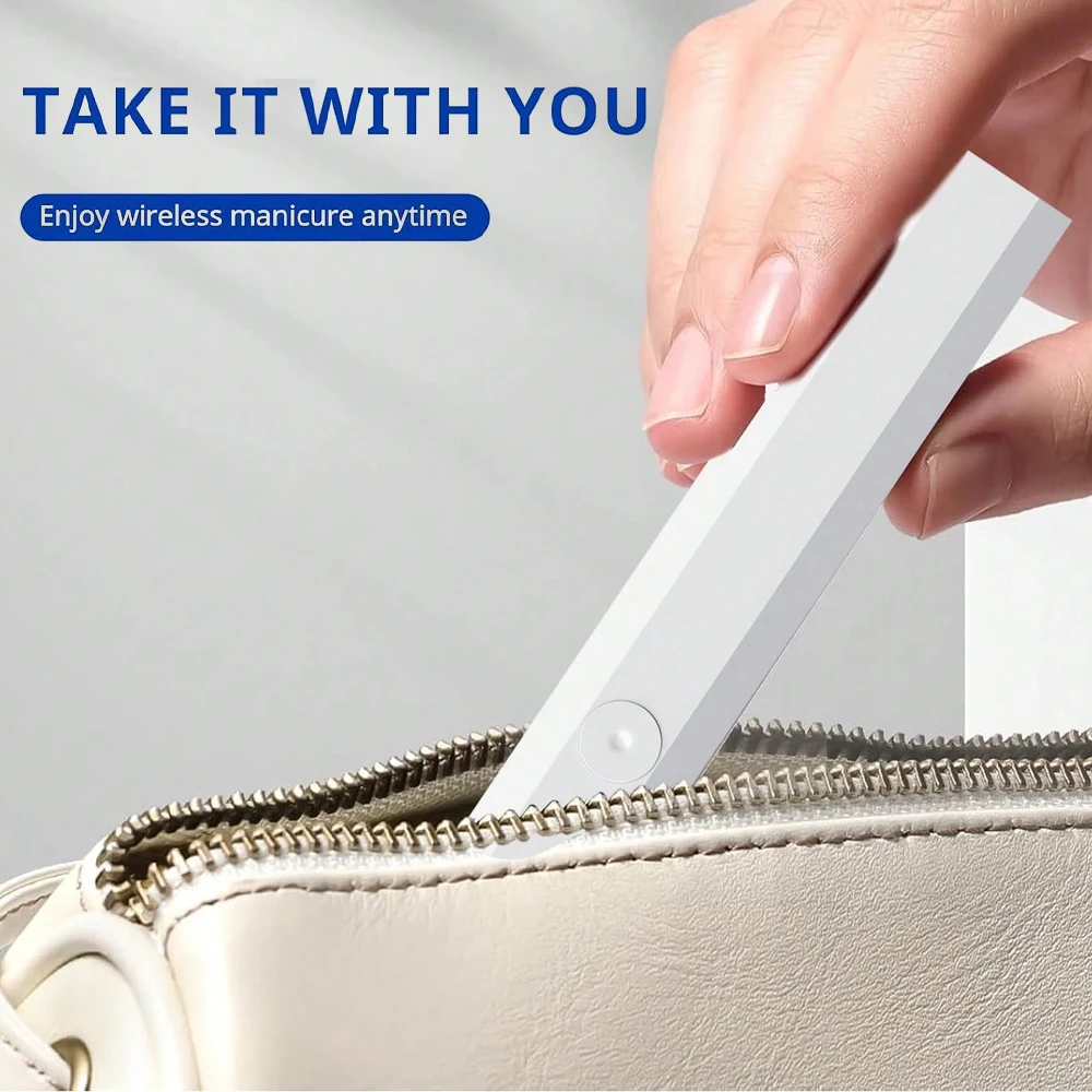 YIKOOLIN يده مسمار مجفف مجموعة مصابيح الأشعة فوق البنفسجية/LED سريعة الجافة هلام البولندية علاج أداة USB قابلة للشحن مسمار الفن مصباح لجميع هلام Polishe