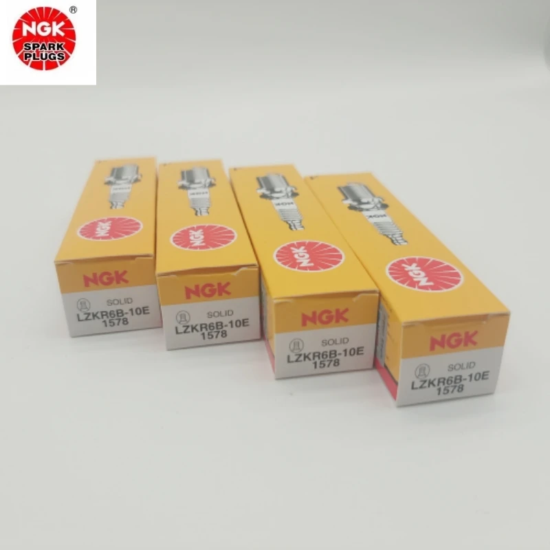 4 pièces d'origine NGK LZKR6B-10E 1578 OE:18854-10080Spark Plug pour Elantra I20 I30 festin 20 Soul CEE'D Rio Cerato Rondo Vgalvan1.4/1.6L