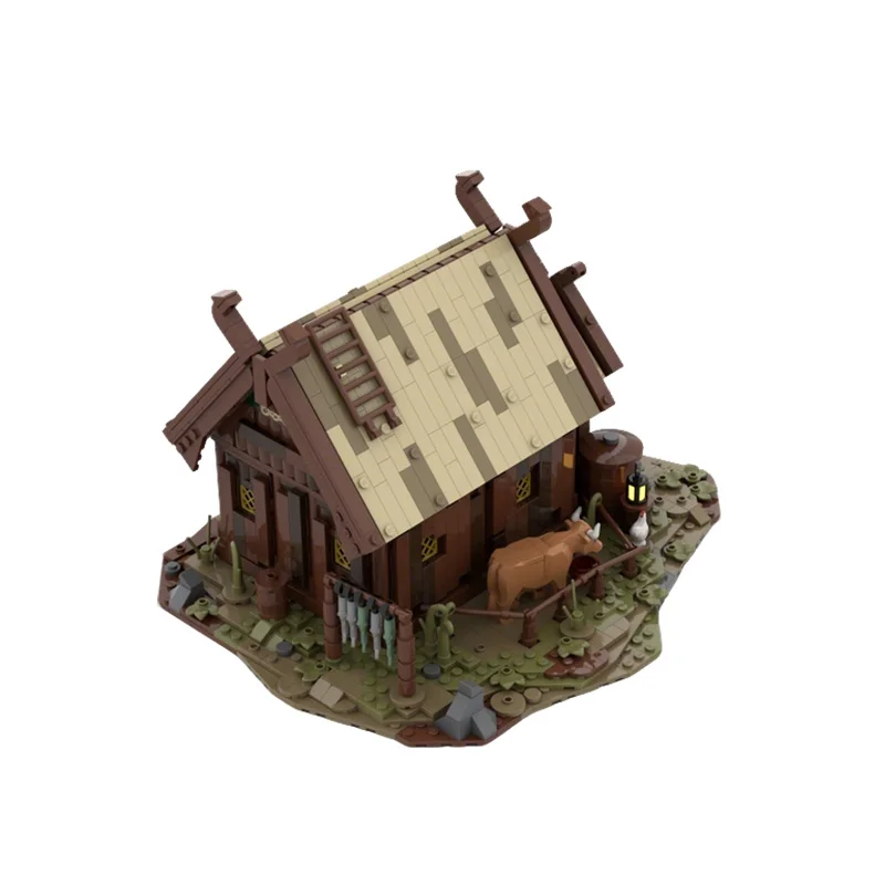 1421 PCS Star Battle Warrior`s House MOC Customize Modular Building Block Brick Simple Educational Design DIY Assembly Toy Gift