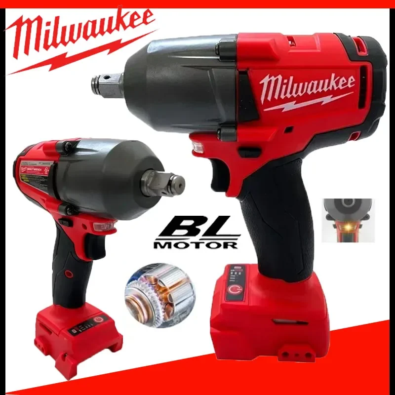 

Milwaukee бесщеточный аккумуляторный электрический ударный гайковерт 18 В аккумулятор 813 нм электроинструменты с большим крутящим моментом для ремонта автомобилей и грузовиков