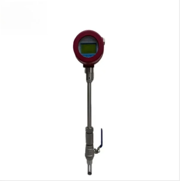 Digital Display Thermal Gas Mass Flow Meter for Pipeline Compressed Air Natural Gas Oxygen Measurement OEM
