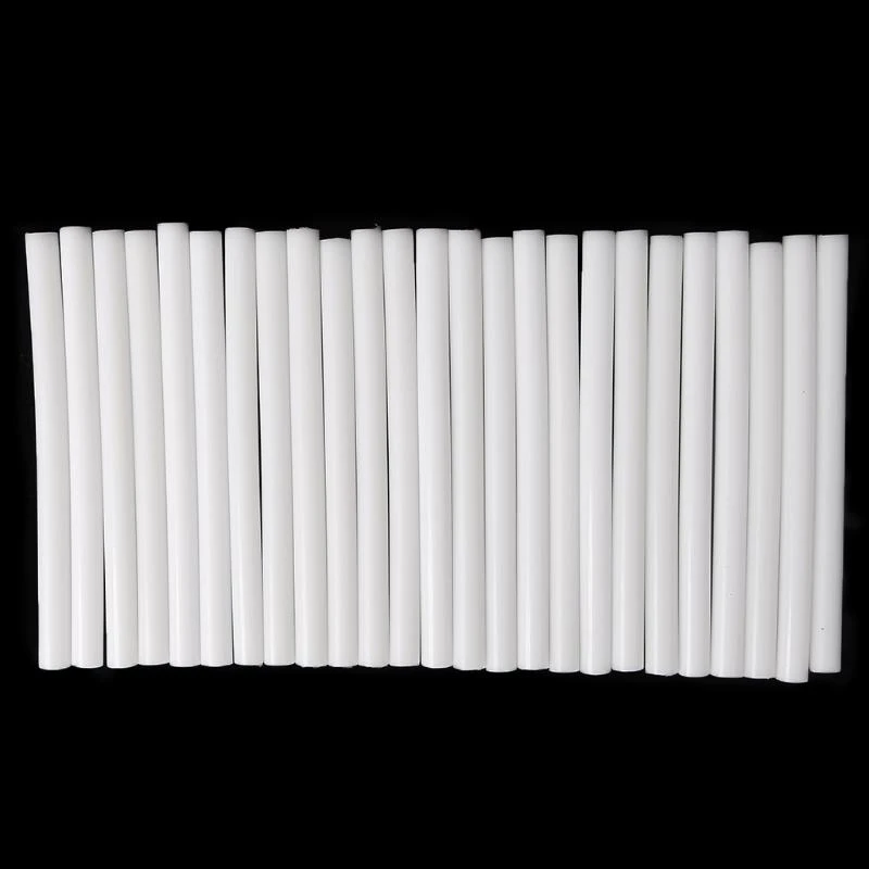 e06b 25pcs 핫 멜트 접착제 스틱 고 점도 흰색 7mm DIY 공예 장난감 장난감 수리 도구