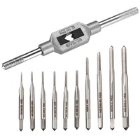 11Pcs Micro-Taps Bit Small Hand Screw Thread Taps M1-M3.5 HSS Mini Metric Plug Tap Screw Tap Drill Tapping Tool