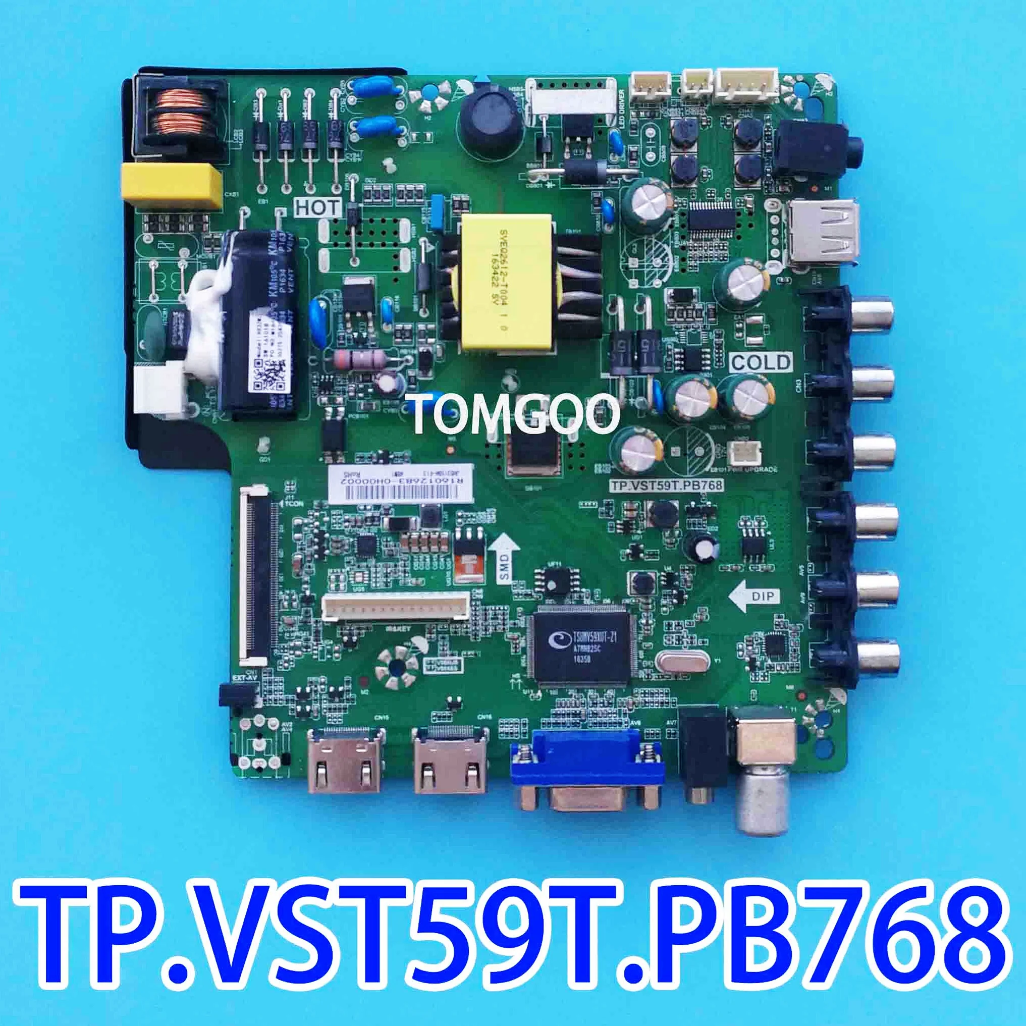 Good test is applicable to Hisense LCD TV motherboard TP.VST59T.PB768 HX32M2160H working well