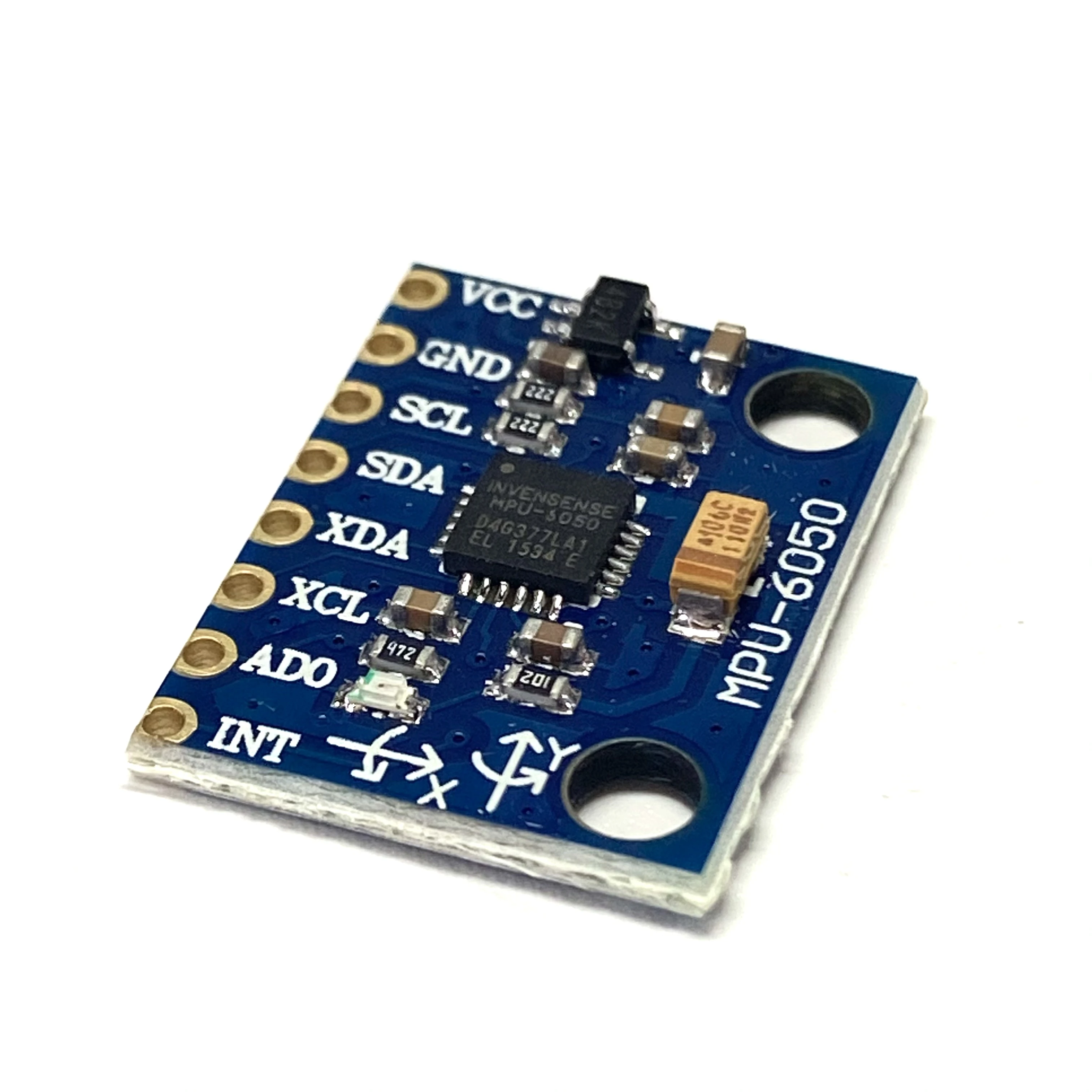 1pcs I2C IIC  MPU-6050 GY-521 MPU6050 3 Axis Analog Gyroscope Sensors + Accelerometer Module For R3 With Pins 3-5V DC