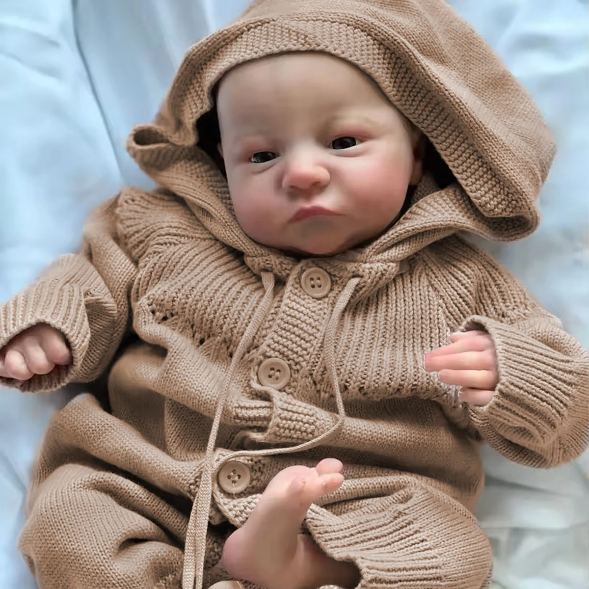 JOYORA Reborn poupée à la main 3D peau Visible veine cadeau jouet Art Collection poupée cadeau d'anniversaire bricolage jouet comme une poupée nouveau-né