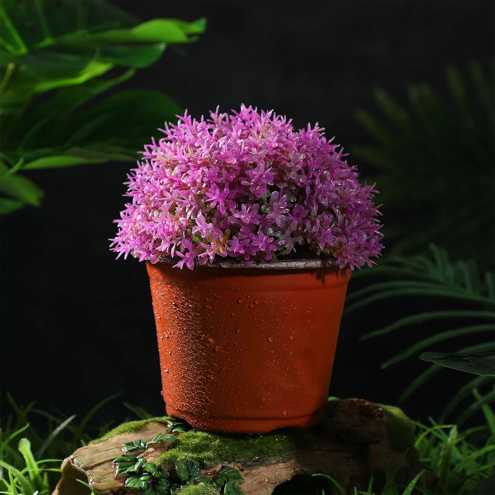 

50Pcs Plastic Plant Pots Breathable Drain Holes Reusable Nursery Pot Set for Flowers Herbs Vegetables Mint Orchid Tomato