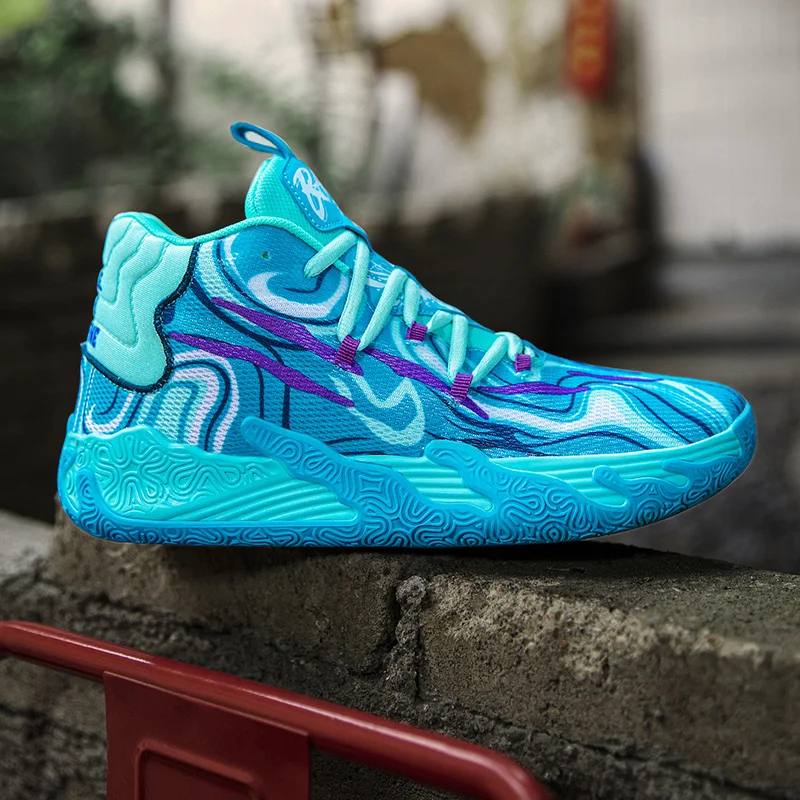 2025 Basketball Shoes for Men Cushioning Basketball Sneaker Women Kids High-top Outdoor Sport Sneakers Breathable Athletic Shoes image 6