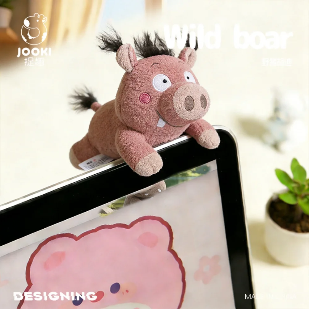 

Adorable Wild Boar Plush Toy Cartoon Piggy Stuffed Animal Doll Home Decor Birthday Gift for Friends