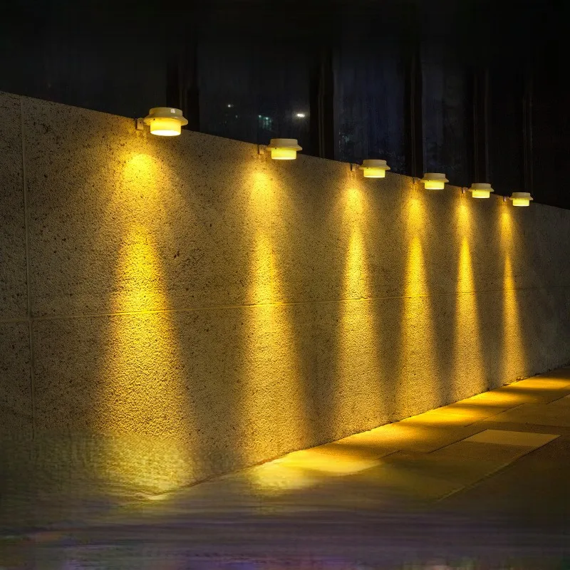 

Solar courtyard lights for home villa decoration, outdoor garden walls, lighting fences, fences, outdoor lights
