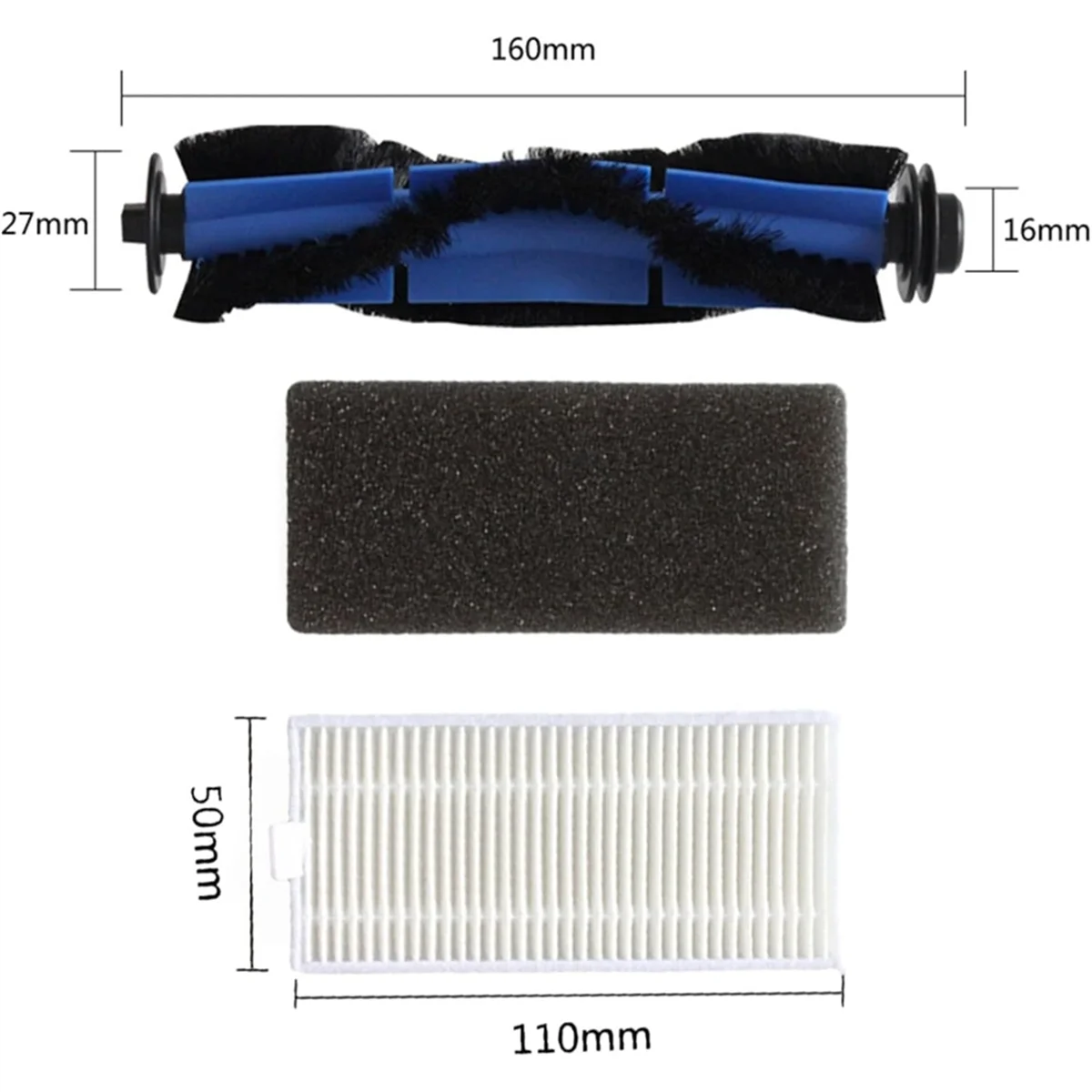 ملحقات بديلة لسيارة Kyvol Cyclone ، مكنسة روبوت ، فرشاة رئيسية ، فلتر فرشاة جانبية ، قطع فراغ ، E20 ، E30 ، E31 ، EC30MQ