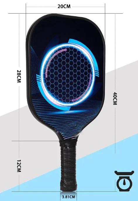 Rakieta z włókna węglowego Profesjonalna rakieta Pickleball
