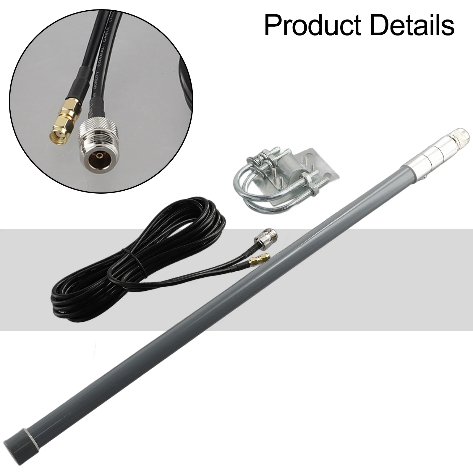 Efficient Outdoor Antenna for Agriculture and Environmental Monitoring 12dBi 868MHz 915MHz Fiberglass Aerial Antenna