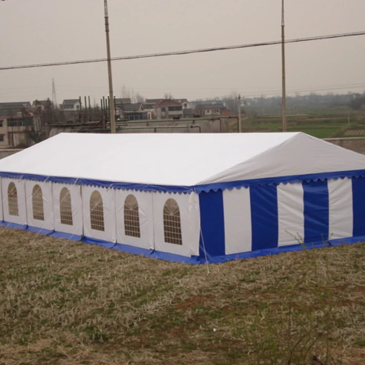 Big Frame Aluminum PVC 560G Waterproof Block UV Fire Resistance Customized Color Straight Bracing Outdoor Party Tent 1