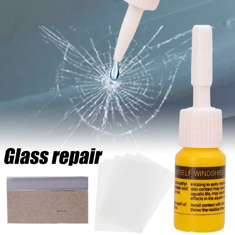 Car Windshield Cracked Repair Tool DIY Car Care Window Glass Repair Kit Glass Curing Glue Auto Glass Scratch Crack Restore Tool