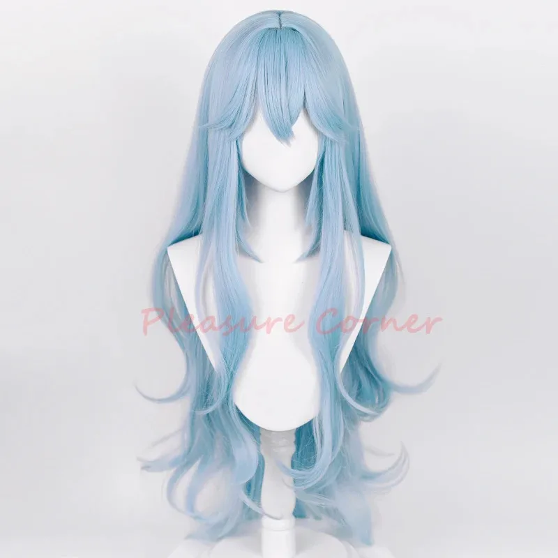Nueva peluca de Cosplay Rei Ayanami EVA, peluca larga azul para mujer, pelucas de Cosplay de Anime EVA, peluca sintética preestilizada resistente al calor