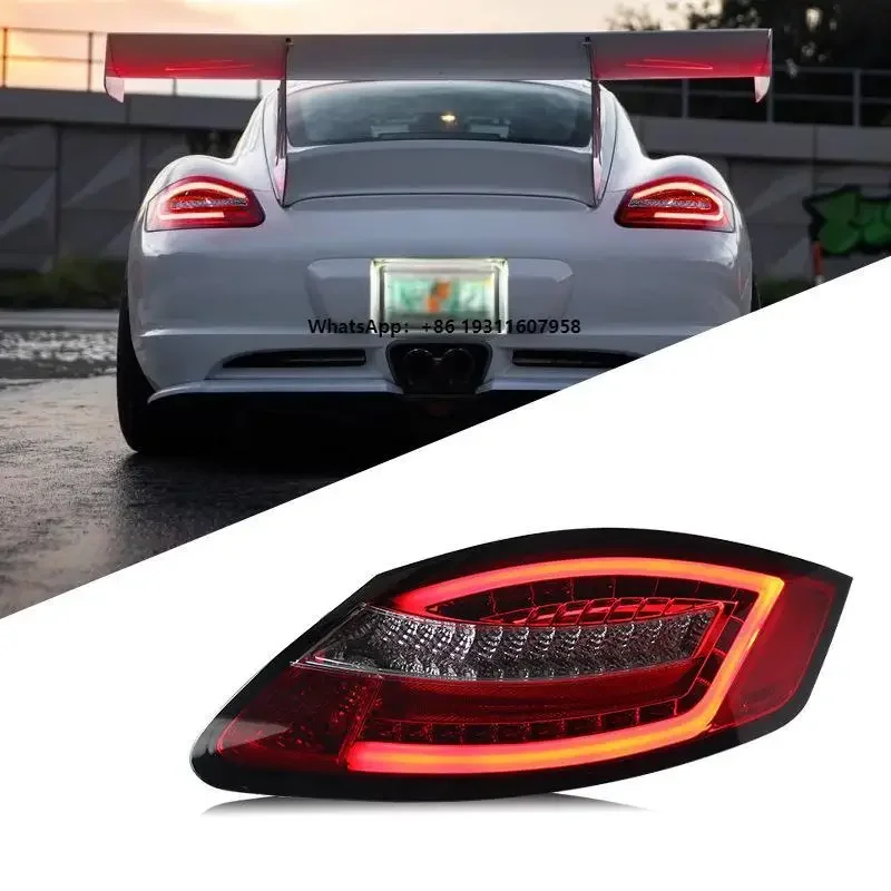 

Factory Outlet Plug and Play Car Rear Lights 987.1 987.2 Tail Lights Upgrade to Led Taillights for Porsche Cayman Boxster 718