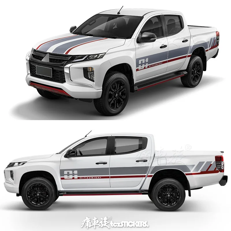 

Car sticker FOR Mitsubishi pickup truck Triton body decoration fashion sports decal film