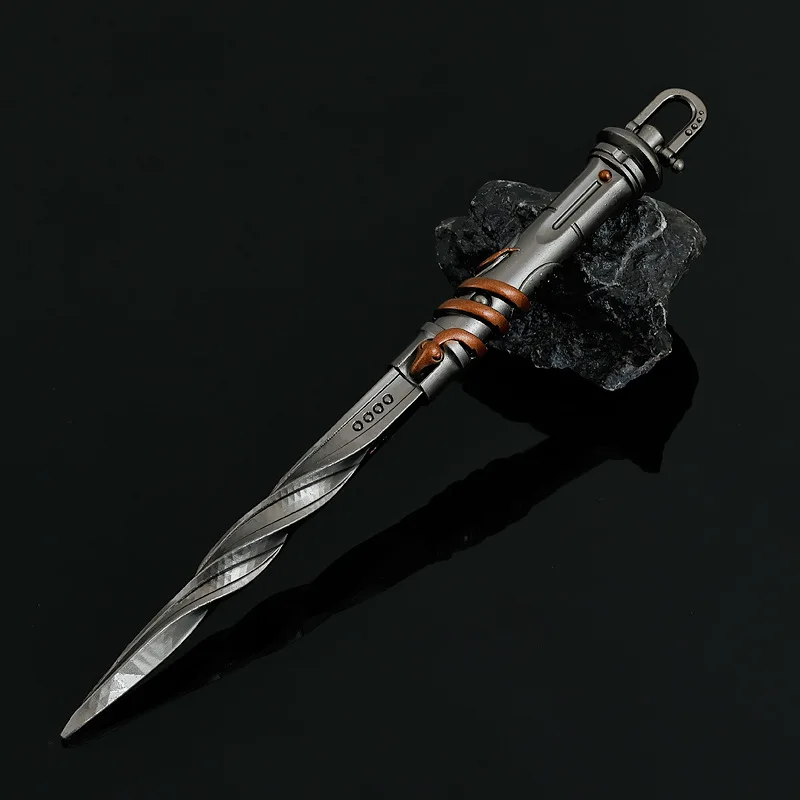 20 سنتيمتر/7.87in ساحة اندلاع سكين سيف ساموراي سلاح معدني نموذج لعبة محيط المشاجرة السيف سطح المكتب زخرفة الحرفية الصبي لعبة هدية #2