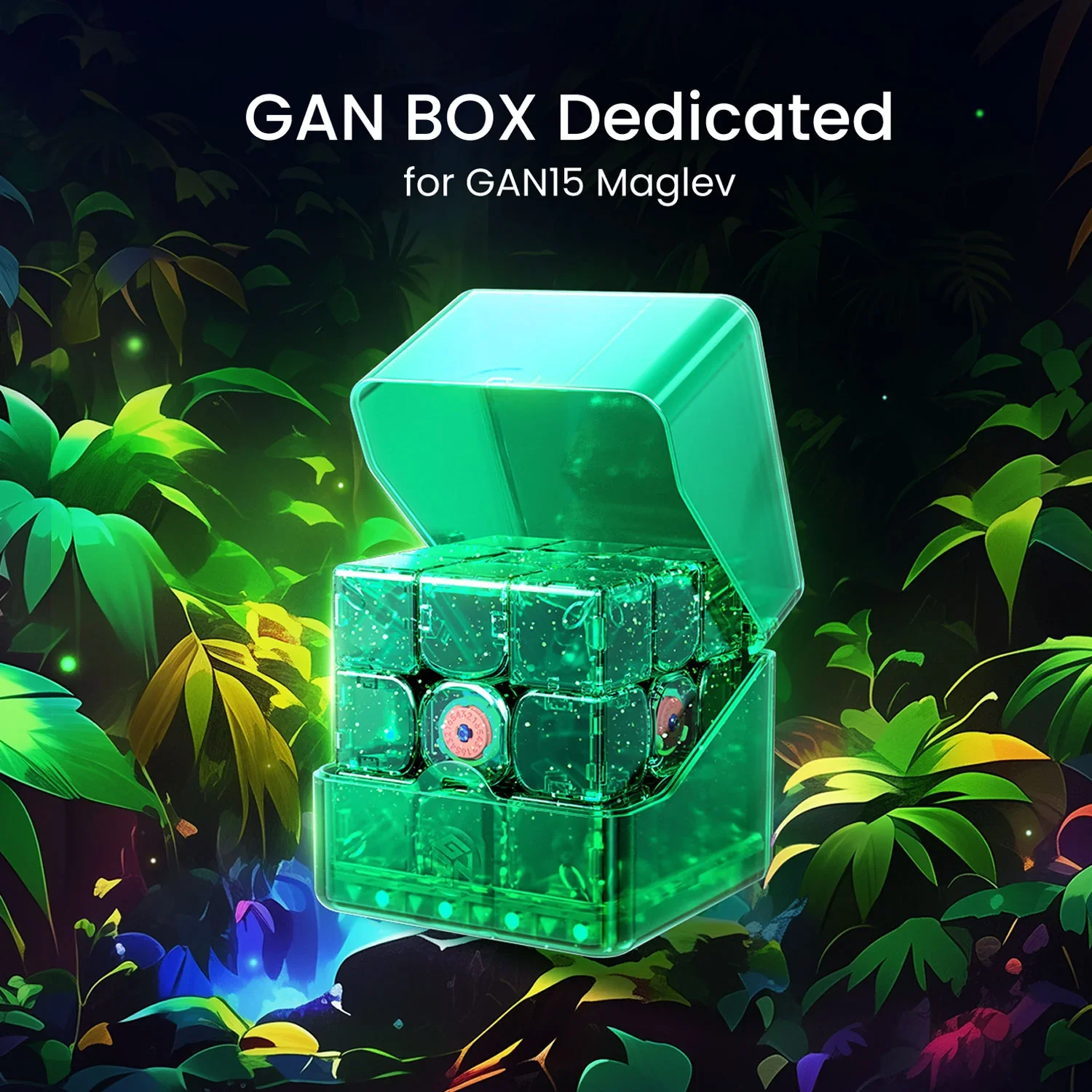 [JudyCube] GAN 15 Maglev Emeraldox 3x3 마그네틱 매직 스피드 큐브 GAN15 Maglev 여름 한정판 Cubo Magico