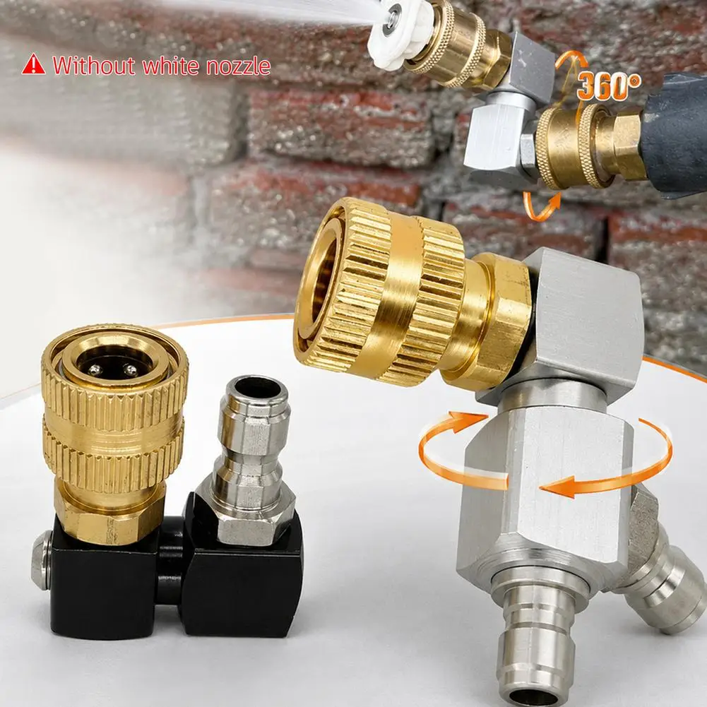 360° Rotating High Pressure Washer Jet Nozzle 1/4
