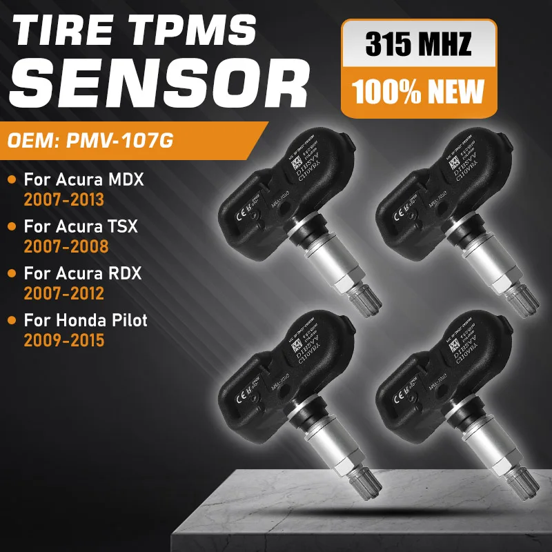 

1/4PCS Tire Pressure Monitor Sensor For Honda Pilot 2009-2015 Acura MDX 2007-2013 TPMS Acura RDX 2007-2012 Acura TSX 2007-2008