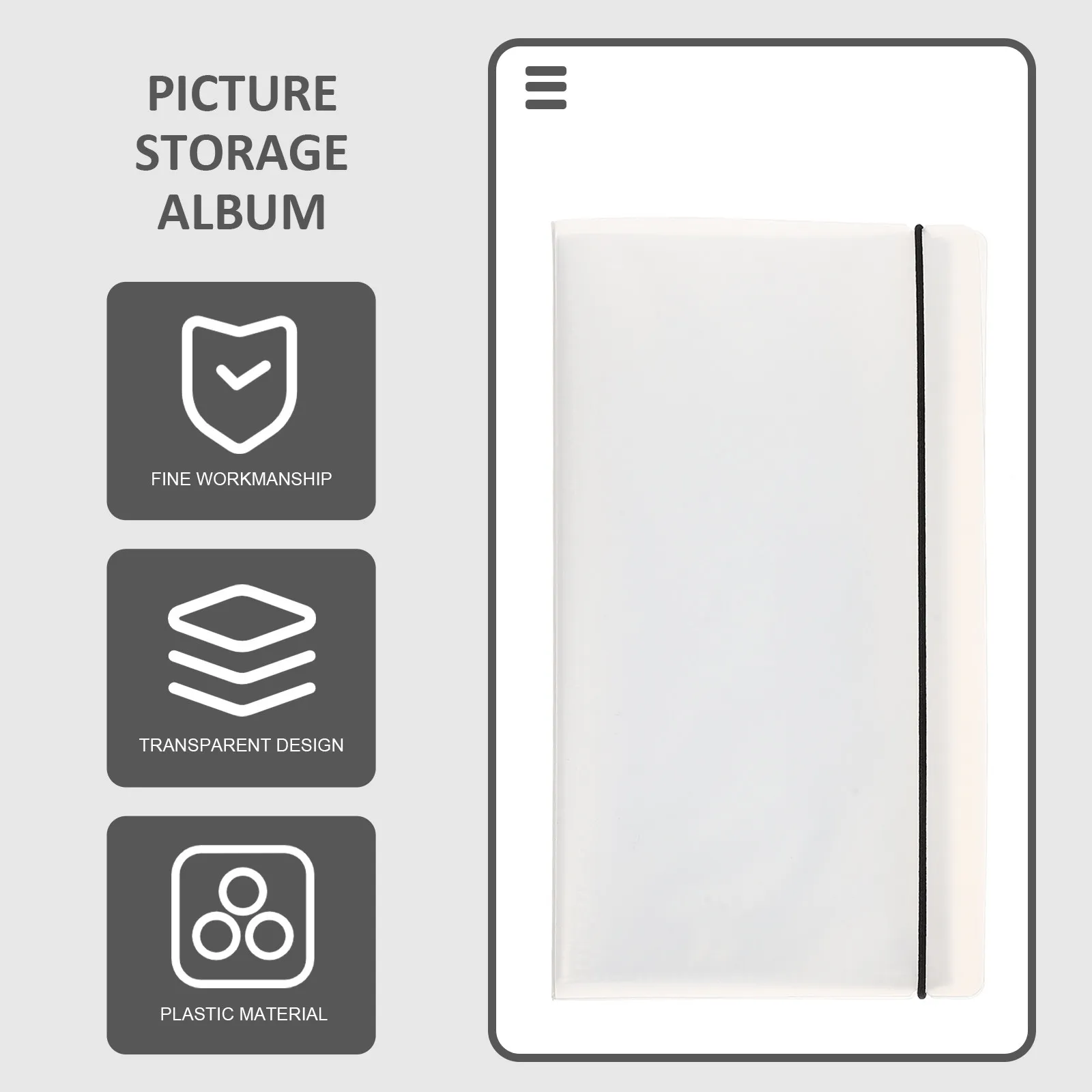 

Multi-Functional Tickets Storage Album Premium Plastic Loose-Leaf Card Book Plane Movie Commemorative Gift