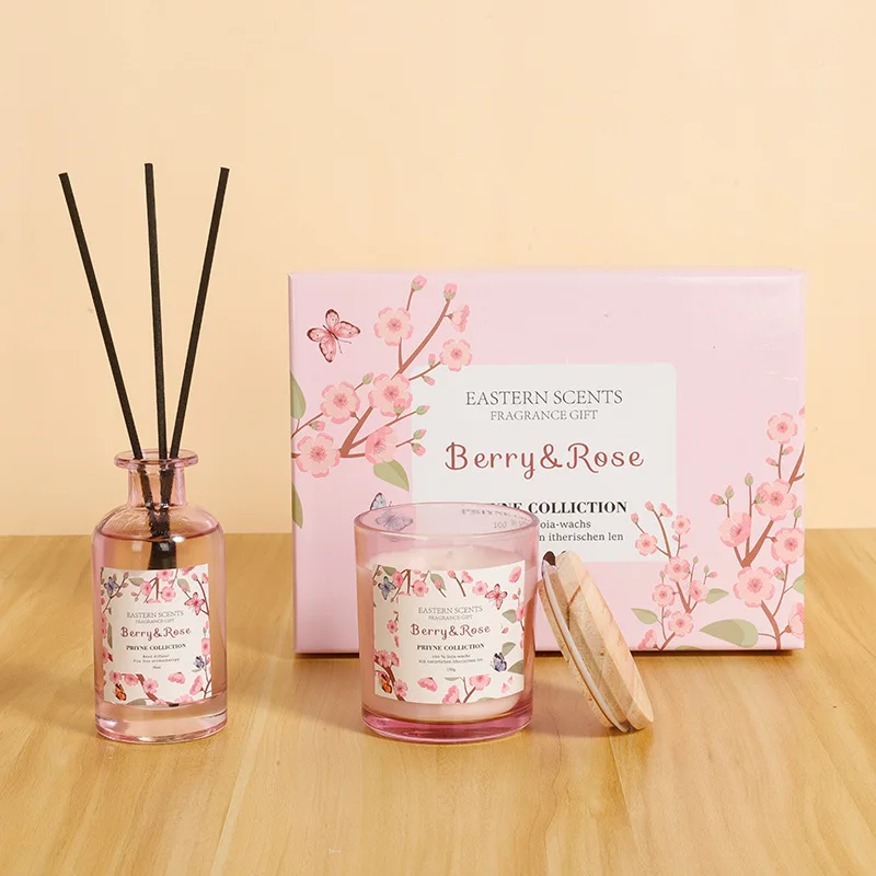 

Matarile Luxury Candle Gift Set with Aromatherapy Candles Vela Decorativas Hogar Luxury Valentine's Day Gift Festival Gift Box