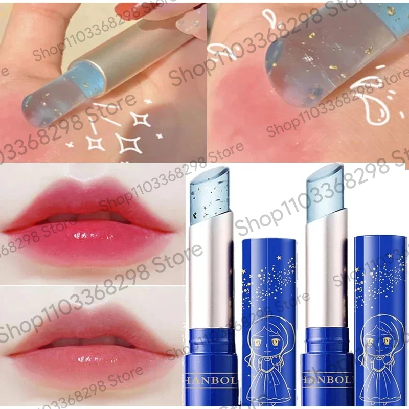 Rose 24k Color Changing Lip Balm Crystal Moisturizing Lipstick Temperature Change Color Changing Gliter Lipsticks Lip Care