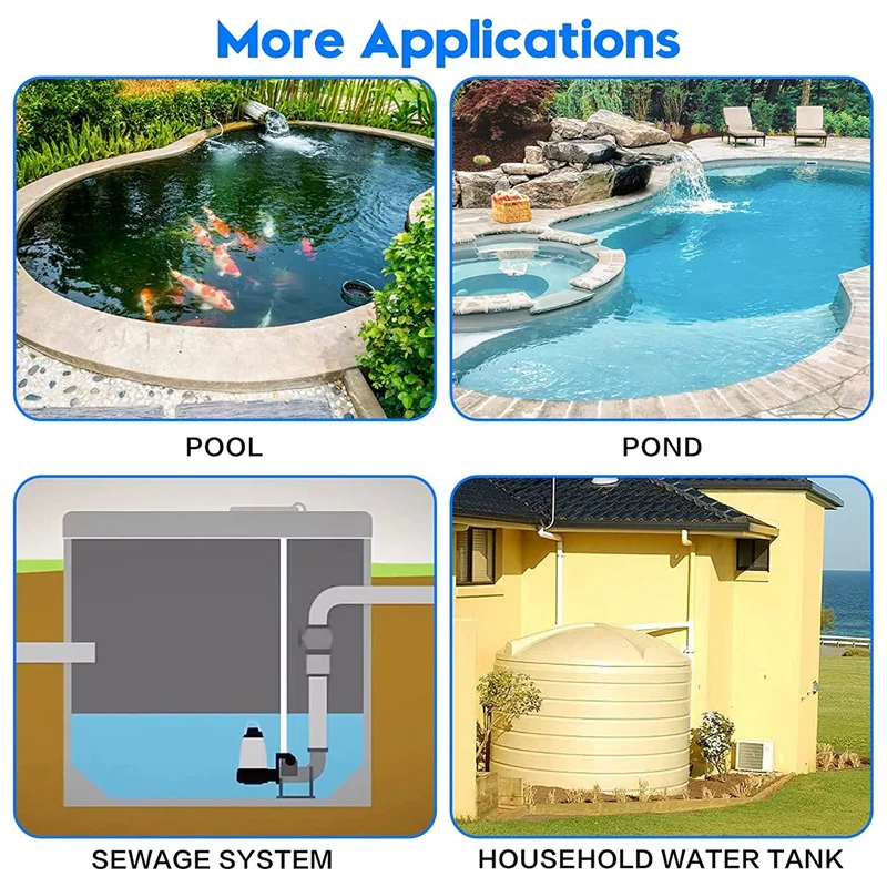 12V Float Switch For Sumps Pump Tethered Float Switch For Water Tank With 10Ft Power Cord Perfect For Sewage Pool Pond